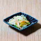 レンジで手軽に！もやし、きゅうり、ハムのあえもの