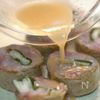 即席で味わえる昆布〆‼︎『いさきのとろろ昆布巻き』の工程4