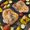 漬けて焼くだけ簡単！鶏肉と夏野菜のレモンガーリックグリルの工程2