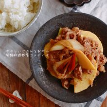 筍と牛肉の発酵炒め