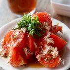 【トマトとツナのさっぱりサラダ🍅】冷やして食べてみて😋