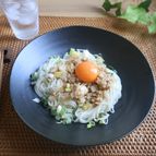 そうめんで台湾風まぜそば