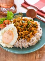 【夏野菜のドライカレー】炒めるだけ！パパッと絶品カレー♪