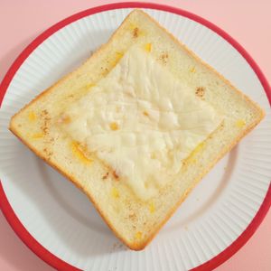 milkの作ってみた!投稿(シナモンチーズトースト)