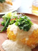 和風とろろオムライス