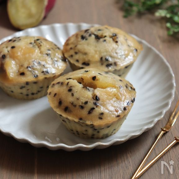 米粉のさつまいも蒸しパン