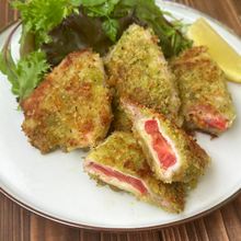 【イタリアンカツレツ】バジルソースで簡単！