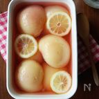 白桃のコンポート