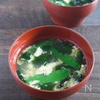 ふんわり卵がおいしい♪かきたま汁