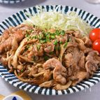 豚こまきのこのポン照り炒め│15分でご飯がすすむ茶色いおかず