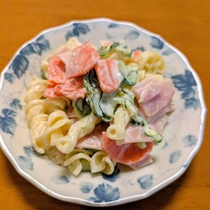 ゆきまる🐬🫧の作ってみた!投稿(我が家の定番♪【マカロニサラダ】)