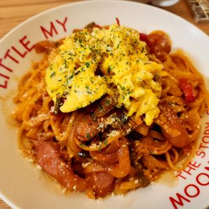 ぱんだの作ってみた!投稿(洋食屋さんの基本ナポリタン)
