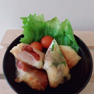 あーちゃん·͜· ♡の作ってみた!投稿(【味付け不要！絶品♡︎ささみの梅肉大葉チーズ春巻き】)