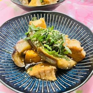 ちひろの作ってみた!投稿(冷やしてもおいしい！厚揚げとなすのさっと煮)