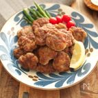 【揚げずにヘルシー】スパイシーな豚こま唐揚げ