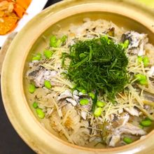 鮎の炊き込みごはん