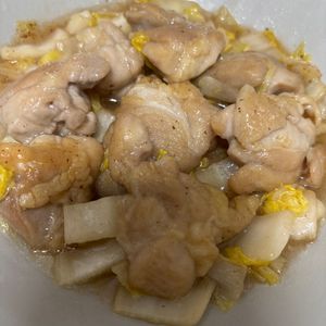 ちちちの作ってみた!投稿(白菜消費✨鶏肉と白菜のとろとろ旨塩炒め☆ポン酢がけ☆😋☆)