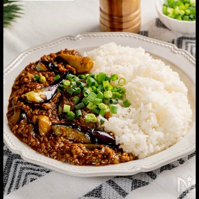 誕生。夏の神レシピ。麻婆茄子カレー