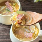 風邪予防にも♪【うま塩にんにくスープ】