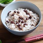 ポリフェノールたっぷり【小豆ご飯】