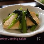 【おつまみ】豆腐と青菜の炒め物