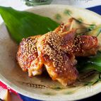 【覚えやすい調味料大さじ1】鶏手羽先の甘辛ごま風味照り焼き