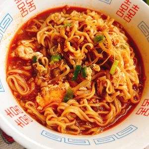 煌蓮mamの作ってみた!投稿(簡単旨すぎ♡我が家流『辛麺』〆が最強に美味しい！！)