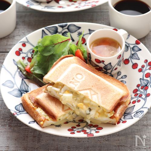 はんぺんタルタルホットサンド