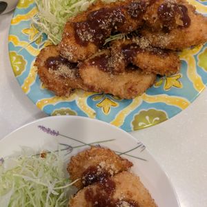 はちわれの作ってみた!投稿(濃厚〜♡【味噌だれチキンカツ】タレはレンジで♪)