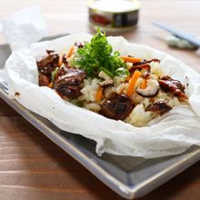 レンジで簡単!赤貝の味ごはん
