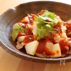 まぐろとりんごの韓国風カルパッチョ