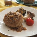 【さっぱり食べやすい！】オニオンソースのハンバーグ