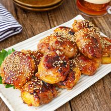 夫が絶賛♡【新じゃがのヤンニョムチーズ肉巻き】ご飯が進む♪
