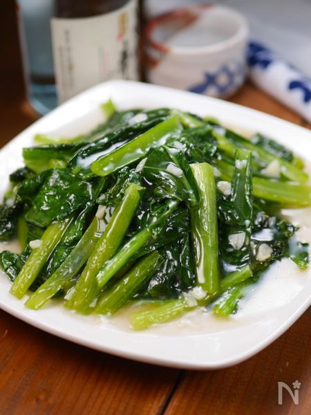 小松菜のおいしい食べ方1位(独断)😋青菜炒め🥗