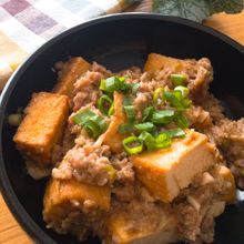 レンチンだけでかなり美味しい♡厚揚げ味噌麻婆