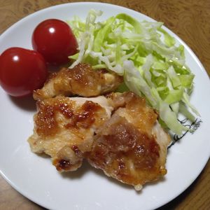 ももの作ってみた!投稿(むね肉の揚げないおかか唐揚げ)