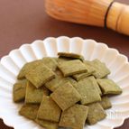 ざくざく！米粉の堅焼きメープル抹茶ビスケット