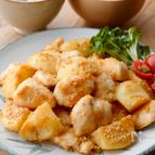 【じゃが芋と鶏ささみの味噌マヨ炒め】コスパ抜群！節約おかず