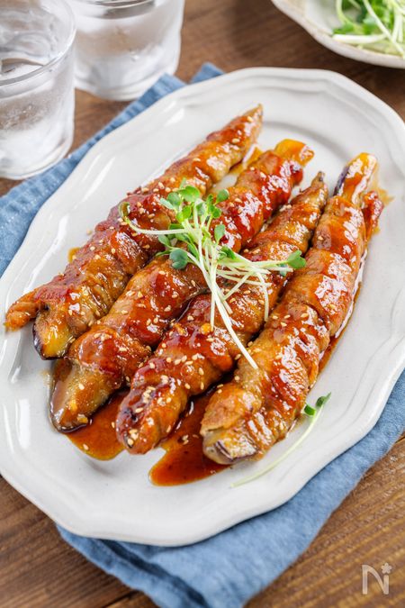 なすの肉巻き