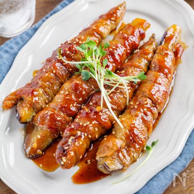 【生姜が香る照りたれで】とろとろ茄子のご飯が進む甘辛肉巻き