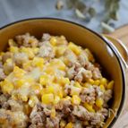 【子供もパクパク】ひき肉コーン