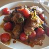 芹の肉巻きバルサミコソース