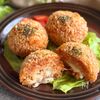 【トースターで簡単】揚げない!とろ〜りチーズのライスコロッケ