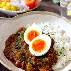 ルウで簡単！ピーマンたっぷりキーマカレー