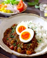 ルウで簡単！ピーマンたっぷりキーマカレー