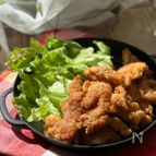 揚げ焼きでヘルシー！ジューシー唐揚げ