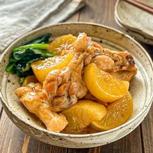 【じゅわっとやわらか♡手羽元と大根の煮物】時短にしみしみ♡