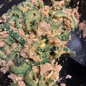 1169387の作ってみた!投稿(夏にぴったり♫ゴーヤと豚こまのカレー炒め)