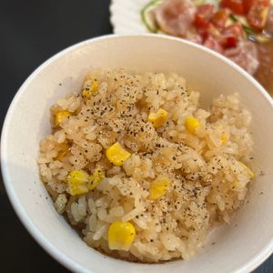 1184178の作ってみた!投稿(激うま♪コーン缶deコンソメバター醤油の炊き込みご飯♪)