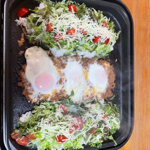 アメリカンゴールドの作ってみた!投稿(ホットプレートでお手軽タコライス)